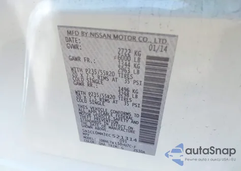 2014 Infiniti Qx60 Hybrid from USA, damaged, VIN 5N1CL0MM3EC521314